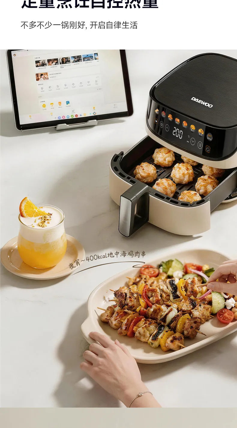 Air Fryer for Home Metal Cavity Electric Fryer Oven 0 Fluorine Ceramic All-in-one2026new Arrival