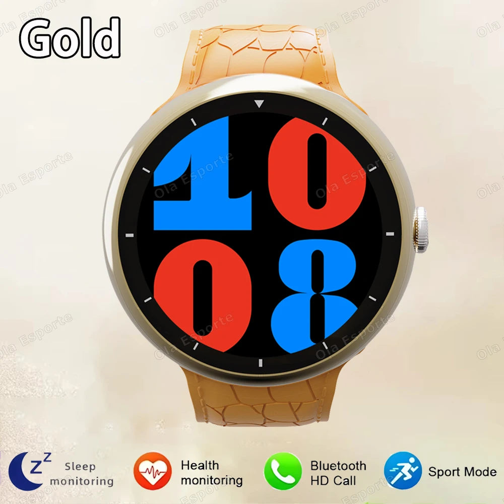Smart Watch 2.09-inch AMOLED Screen Bluetooth Call Compass Tracker Men Sports Watches Health Monitor Women Smartwatch Waterproof