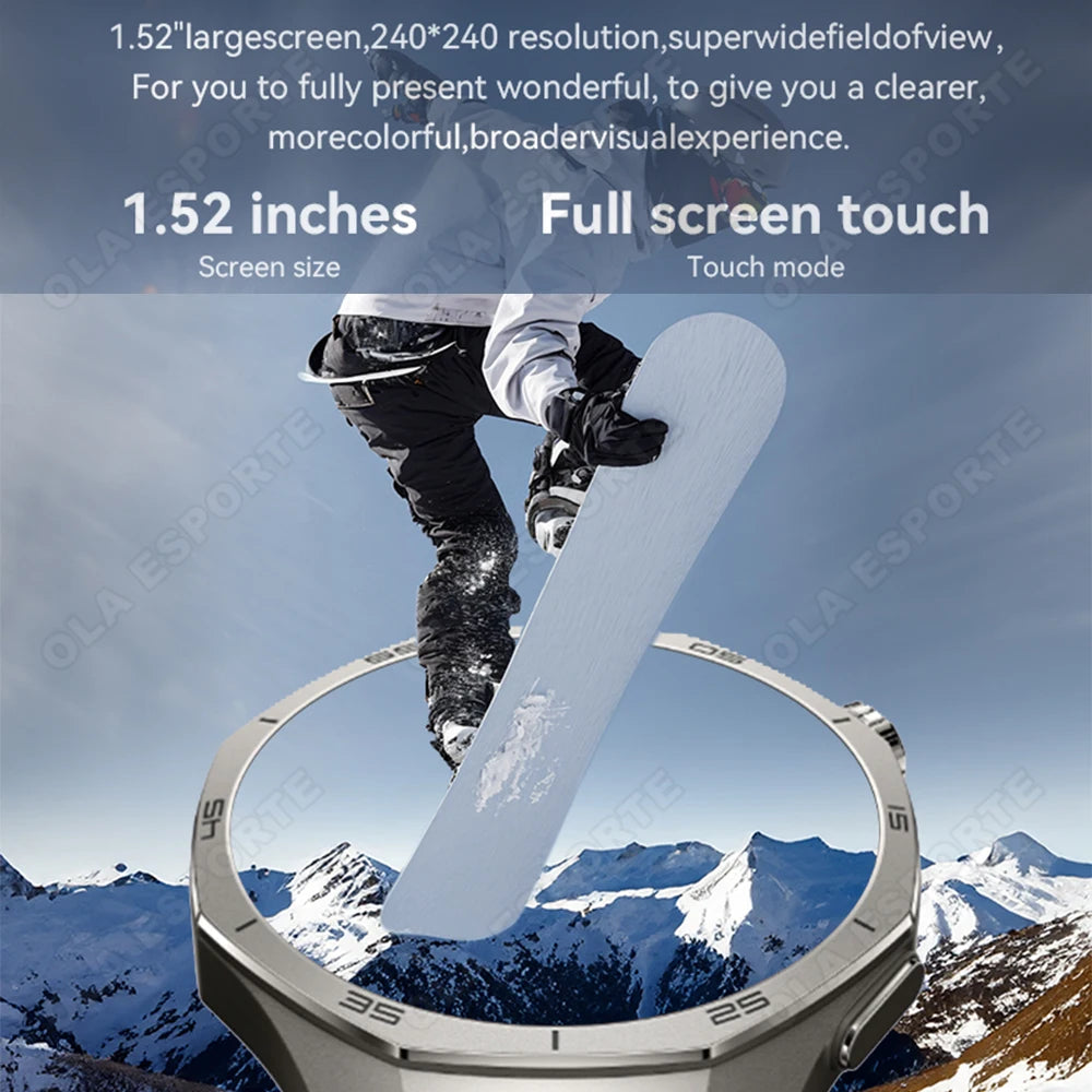 2026 New Watch5 PRO Smart Watch Men AMOLED HD Screen Sports Fitness Waterproof Watch Heart Rate Bluetooth Call Smartwatch HW12