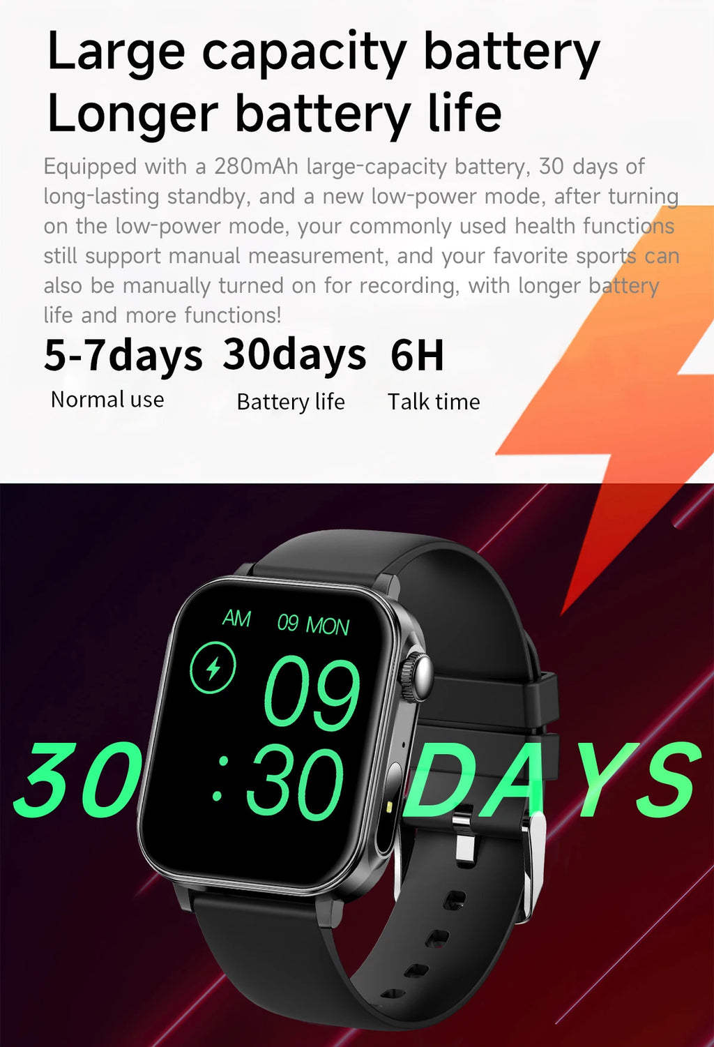 COLMI P80 Type-c Smartwatch Men Women Health Manager Bluetooth Call IP67 Waterproof Flashlight Smart Watch For Xiaomi iOS Phone