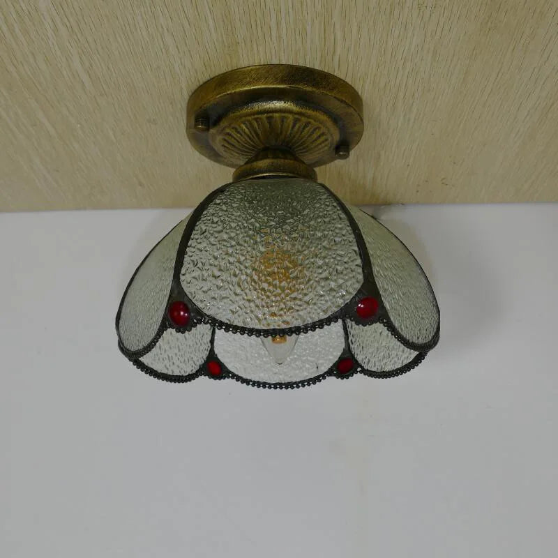 Tiffany Small Living Room Warm Bedroom Ceiling Lamp Modern Simple Living Room Lamps Creative Color Dining Room Lights