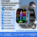 2026New Accurate Diagnosis Smart Watch ECG Blood Oxygen BP Uric Acid Lipids HD AMOLED Screen BT Call Health Smartwatch Men Women