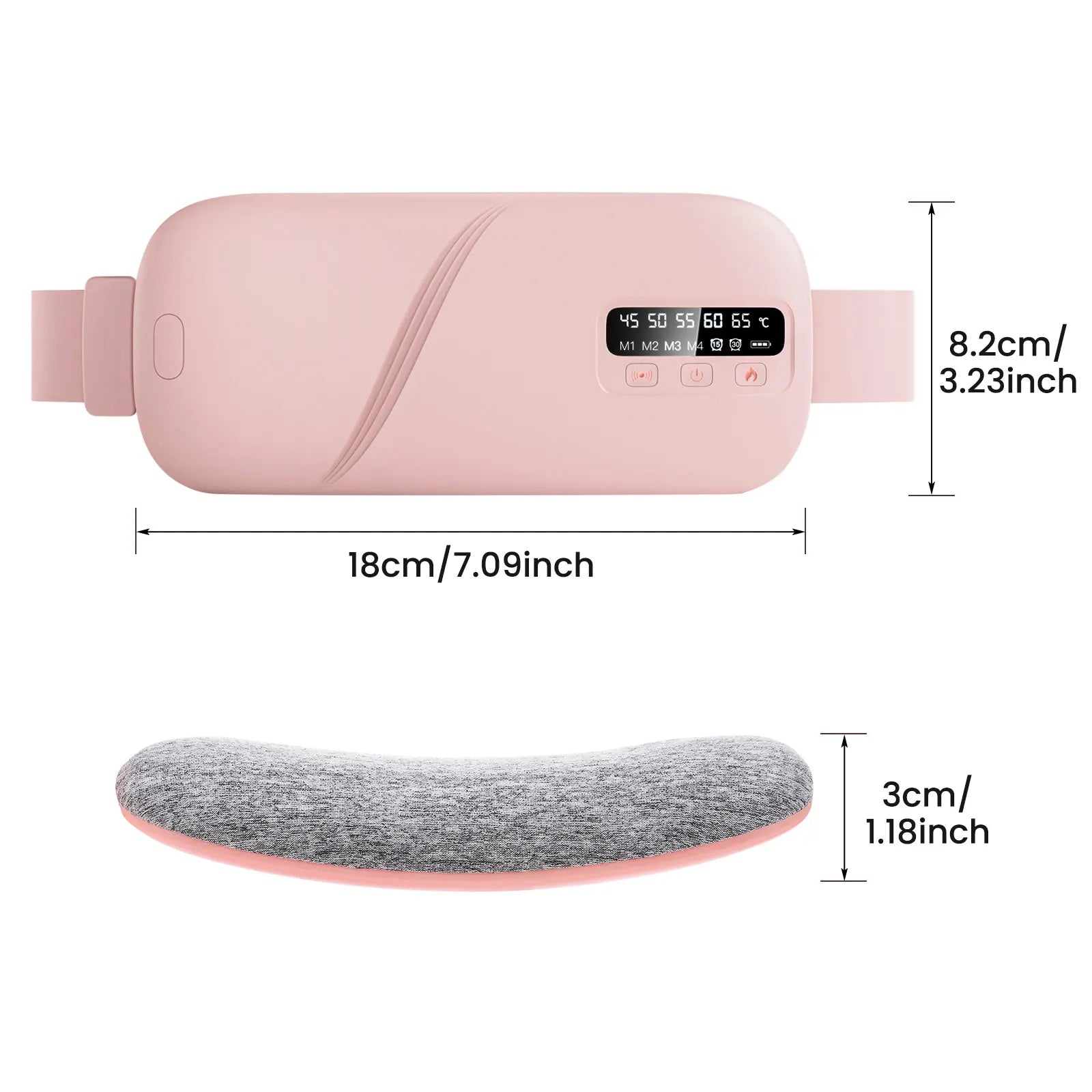 Portable Heating Pad Menstrual Heating Massager Belt Abdominal Belt Period Relief Thermal Massager Belly Warm Palace Belt