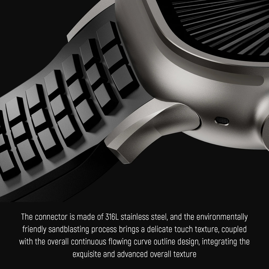 Silicone Sports Strap for Apple Watch Ultra 2/1 49mm Series 10 9 8 7 46mm 45mm 44mm Rubber Band for IWatch 6 5 4 3 42mm Bracelet