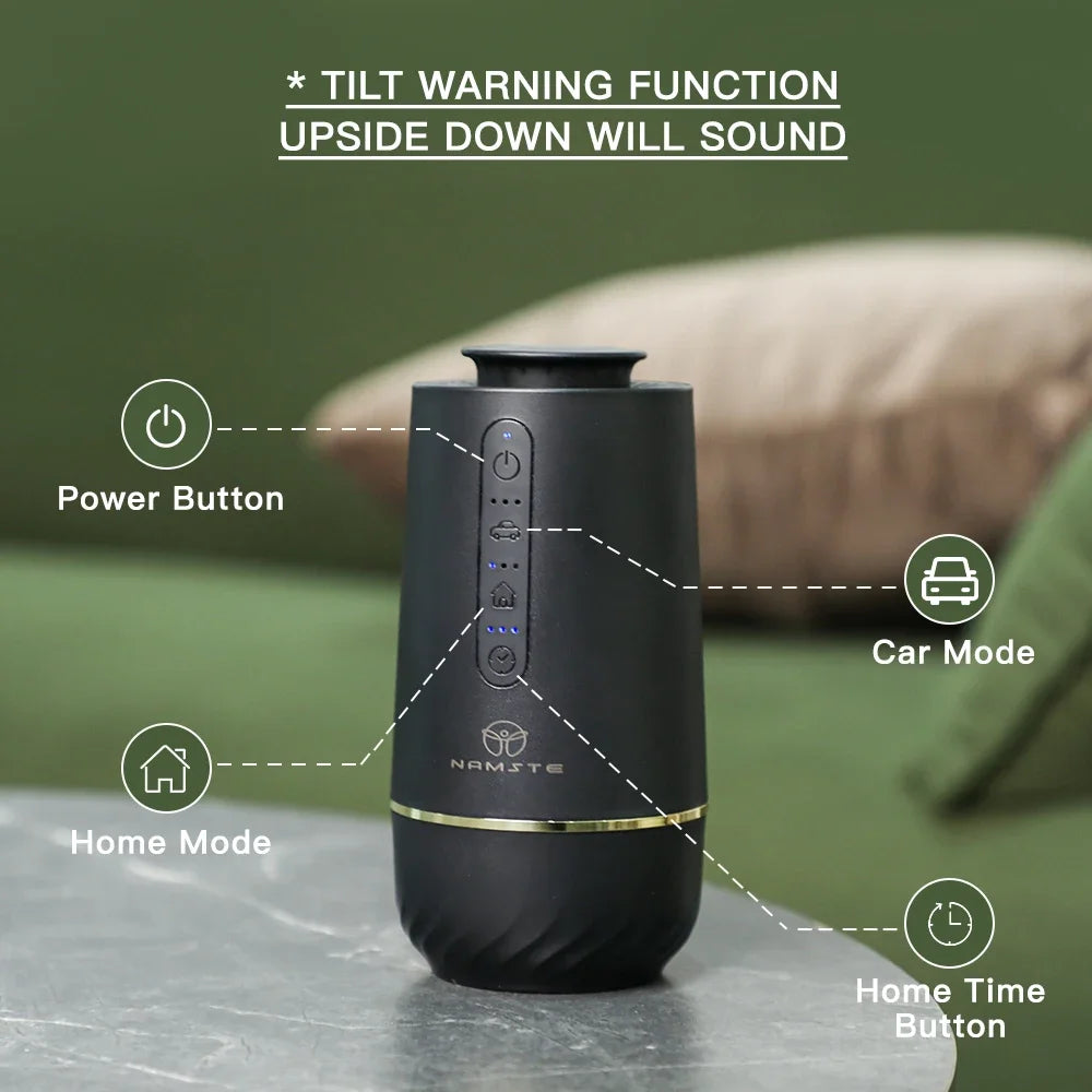 Namste Smart Fragrant Oil Diffuser Home Car Aroma Diffuser Starry Light Smell Distributor Interior Perfume Scent Air Freshener