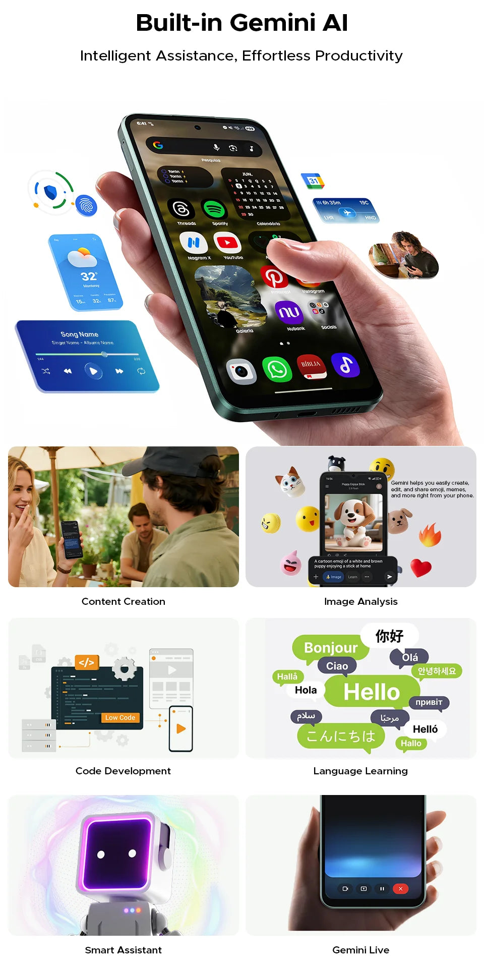 Global Version DOOGEE B10 Smartphone Android 16 7600mAh Battery 6GB 256GB 6.6'' Display 64MP AI Camera IP68 / IP69K Mobile Phone