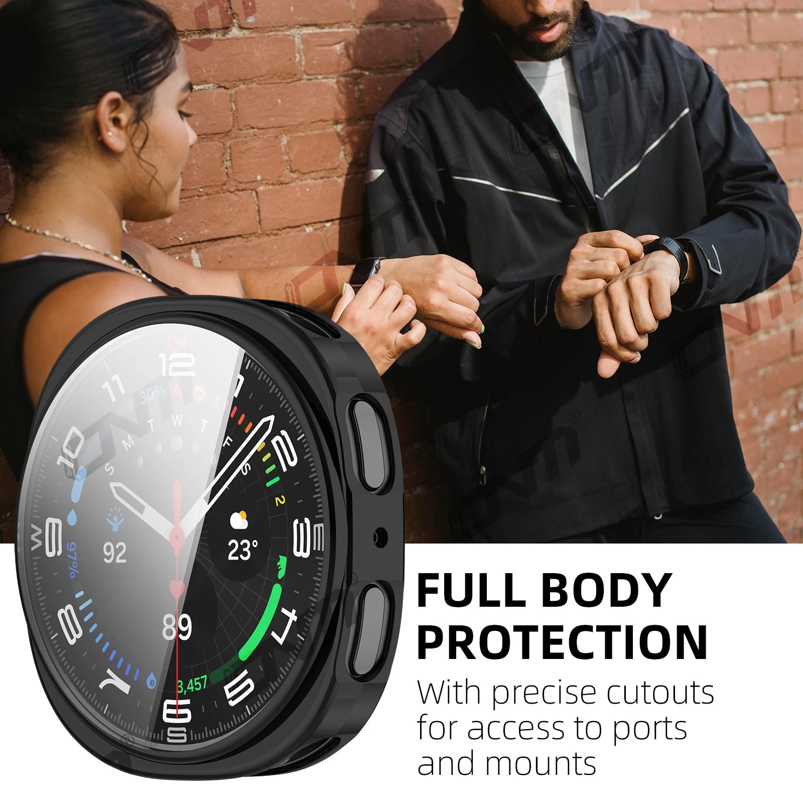 Case for Samsung Galaxy Watch 8 40mm 44mm Full Coverage Bumper Soft TPU Protective Case Cover - Galaxy Watch8 Accessories
