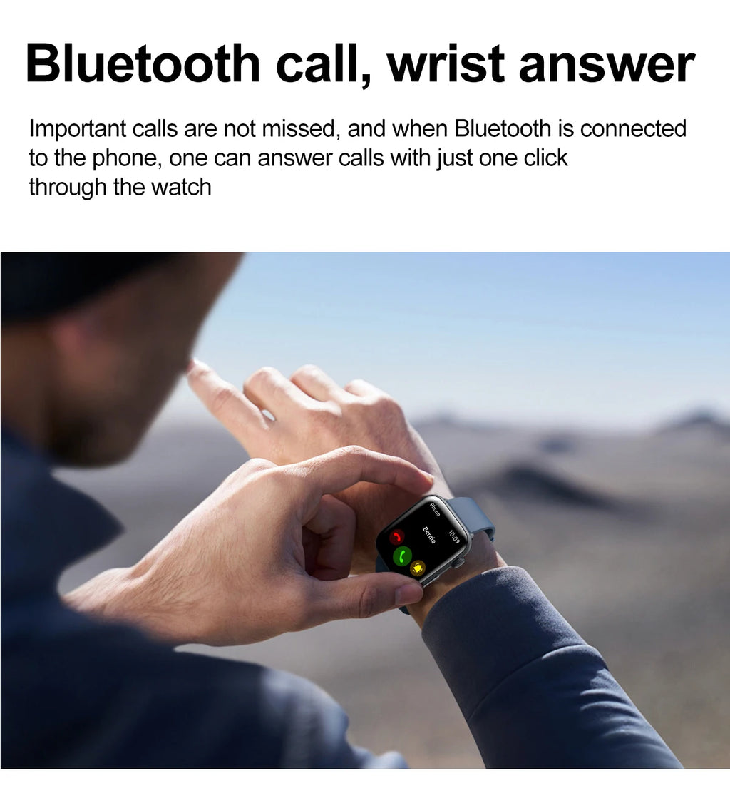2026 Smart Watch 24/7 Women Health Full Touch Screen BT Call Waterproof Watch Sports Fitness Tracker Health Smartwatch Lady Gift