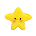 Cute Star-Shaped Toothbrush Holder  Freestanding Bathroom Organizer with Cute Face Design, Space-Saving Toothbrush & Toothpaste