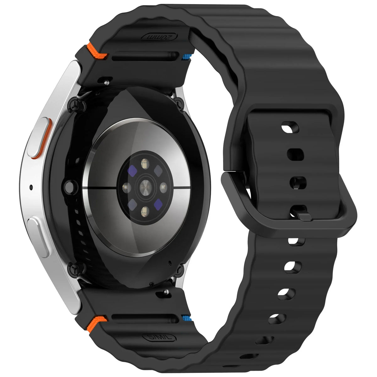 1:1 Official Silicone Strap For Samsung Galaxy Watch 7/FE/6/5/4 44mm40mm 5 Pro Bracelet Watch 6/4 Classic 47/43mm 46/42mm Correa