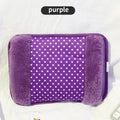 Dot Pattern Electric Hot Water Bag 500W 220V Rechargeable Winter Hand Warmer Double Insert for Cold Weather Comfort
