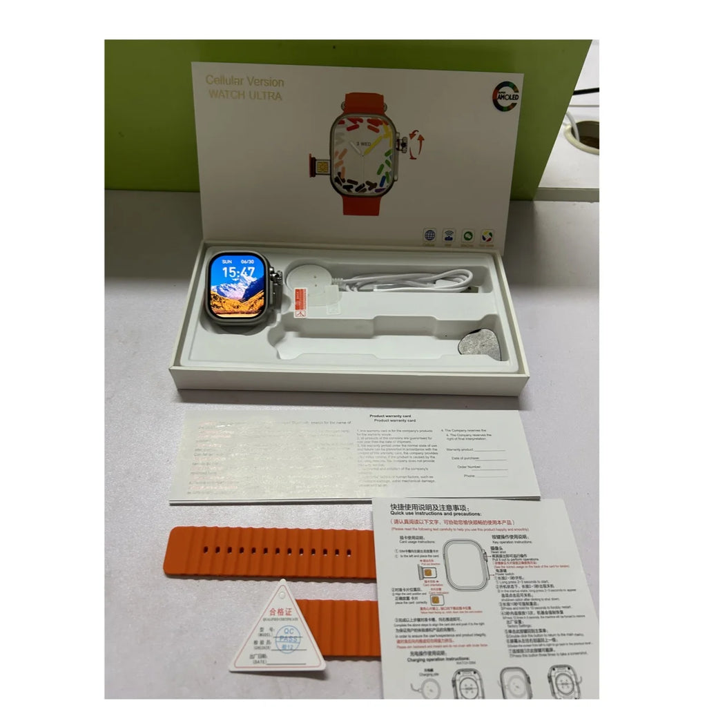 S9 Ultra Android Smart Watch 4G WIFI Smartwatch With 2.2 inch Amoled 448*528 GPS HD Camera Google Play Store Video Call For Men