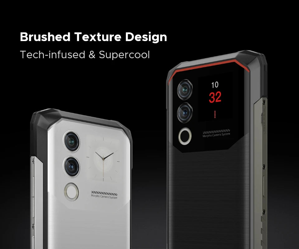 DOOGEE Blade10 Max Rugged Phone 6.56" 90Hz IPS Display 10300mAh Battery Phone 8GB 256GB 1.54" Rear Display 50MP AI Main Camera