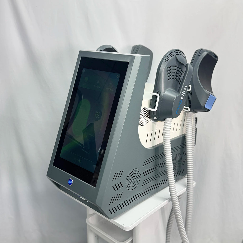 EMS MYOslim Body Sculpt Machine RF Sculpting Electromagnetic Stimulate Body Slimming Machines Muscle Build 6500W 4 5 Handles