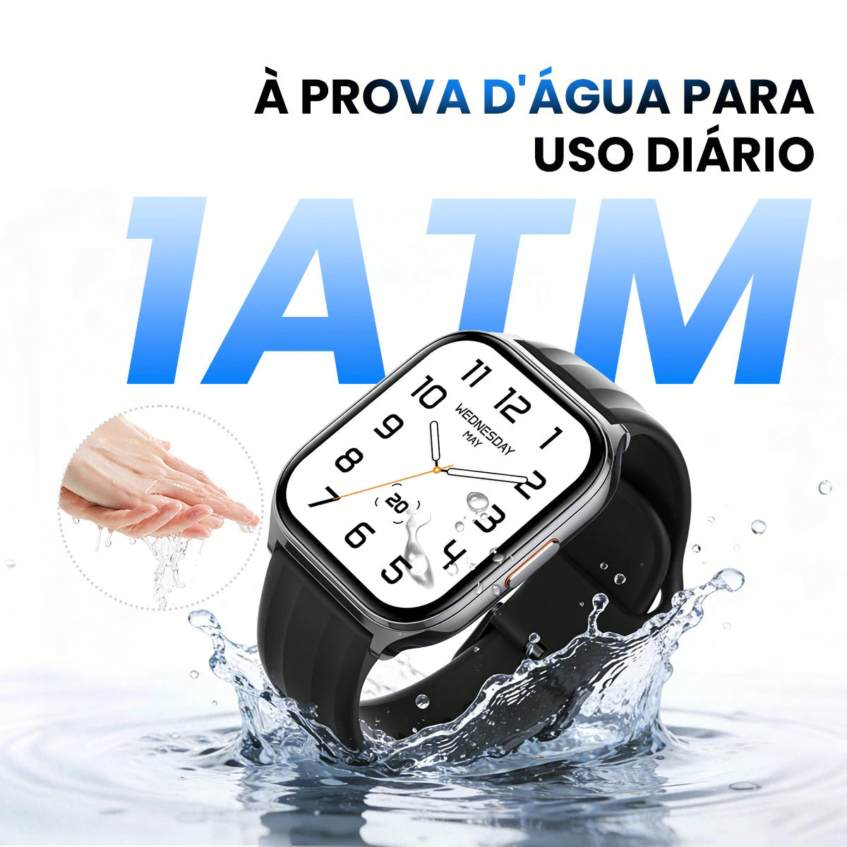 HAYLOU Watch 3 Voice Calling Smartwatch 1.85'' AMOLED Screen 24h Health Monitoring 150+ Sports Modes Smart Watch 1ATM Waterproof