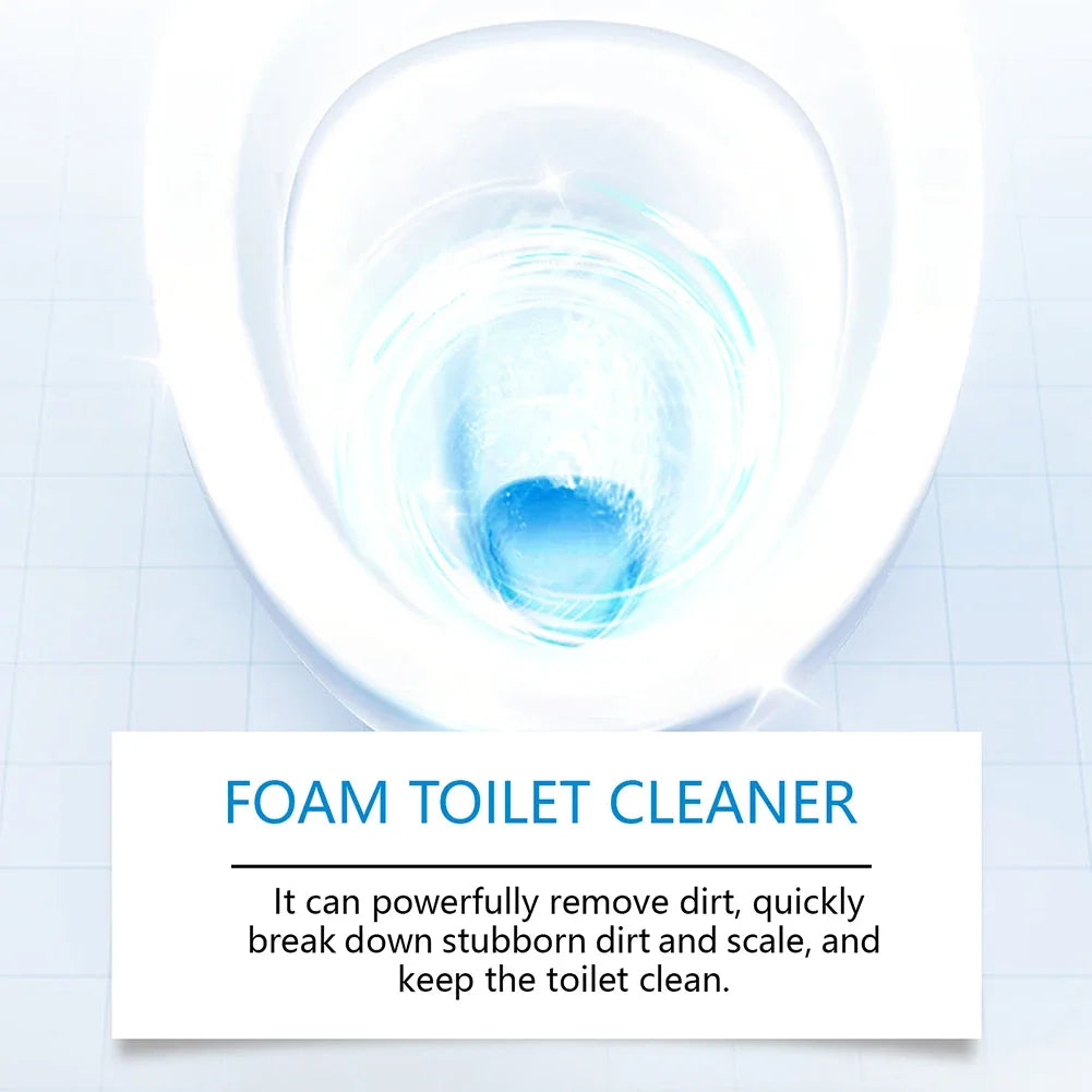 Foam Toilet Cleaner Deep Cleaning Strong Decontamination And Odor Removal Suitable For Squat Pits Urinals Toilet Tanks