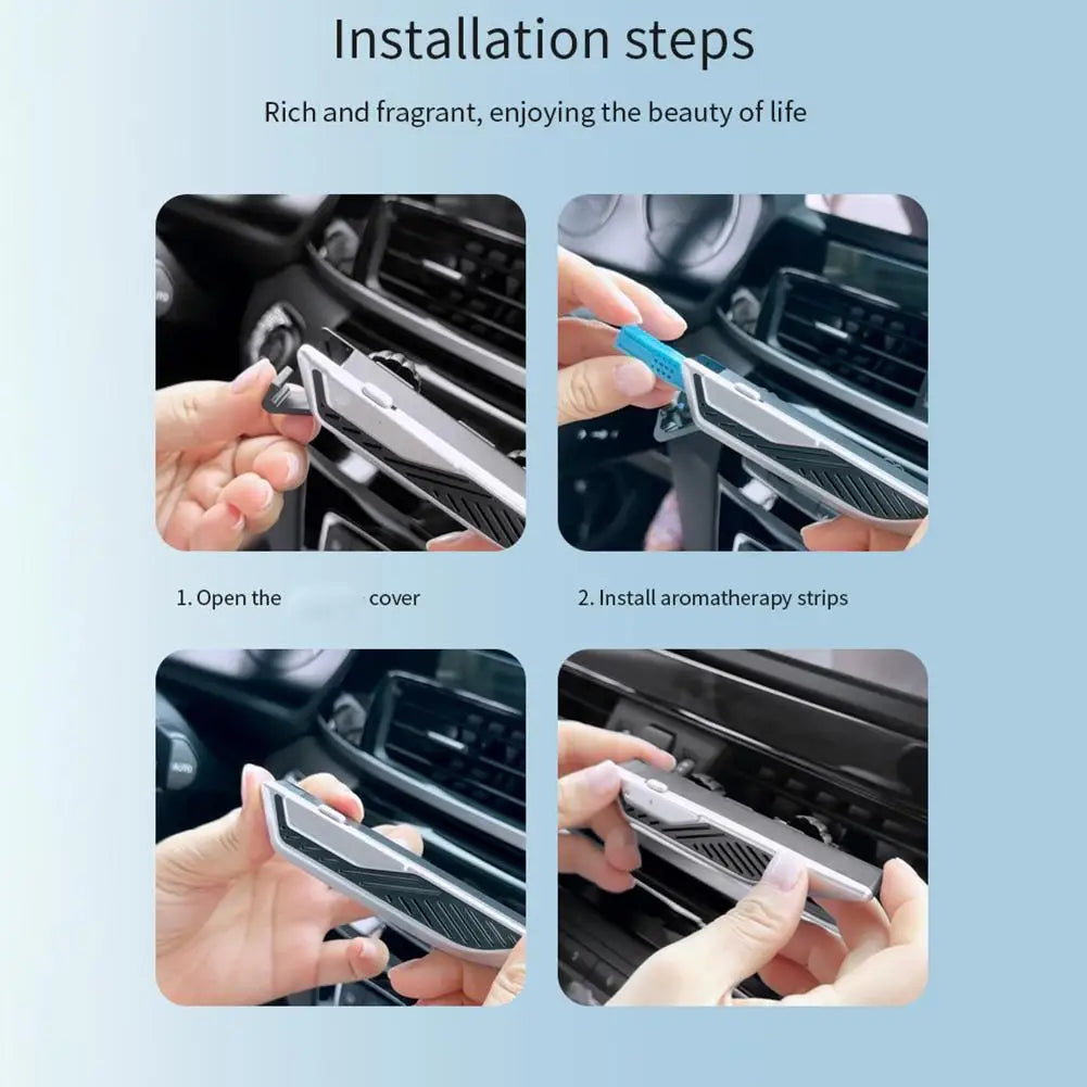 For BMW Natural Air Car Air Freshener Car Air Outlet Aromatherapy Bracket Car Fragrance Stick Solid Fragrance Cream