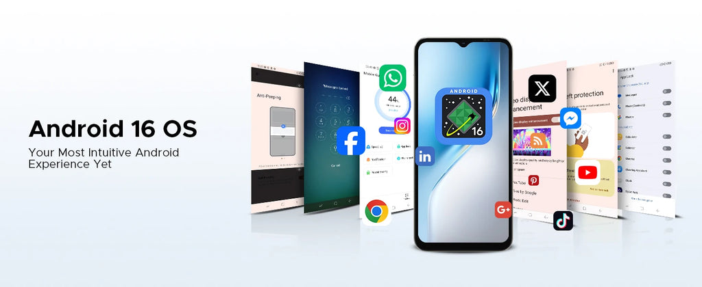 Global Version DOOGEE Note56X Pro Smartphone Gemini AI  6150mAh Battery 6.56'' Display Android 16 Mobile Phone Widevine L1 NFC