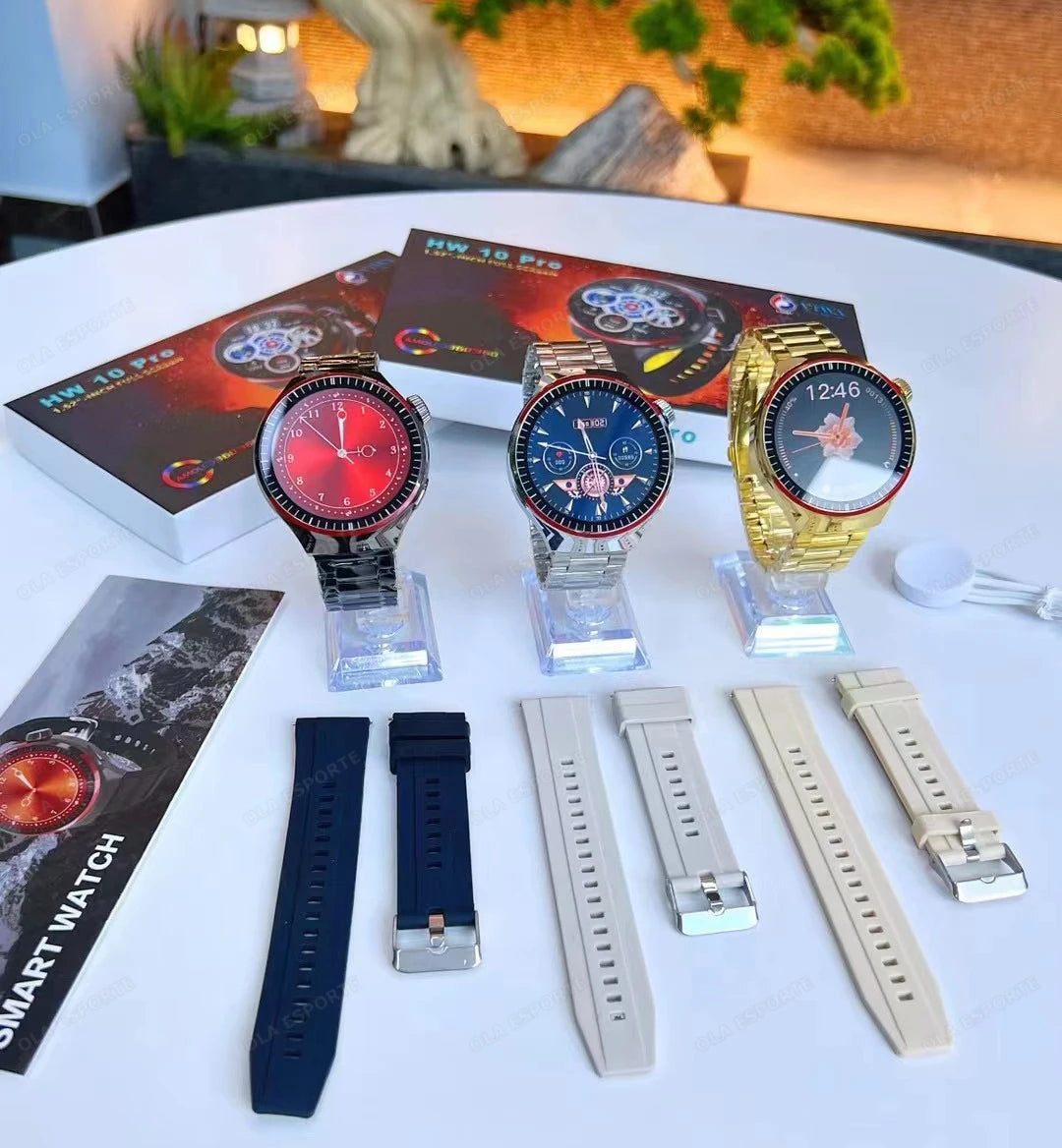 2025 New GPS Tracke Smart Watch Hw10pro for Men Women Bluetooth Call Phone Waterproof smartwatch Wireless Charge infinite Screen