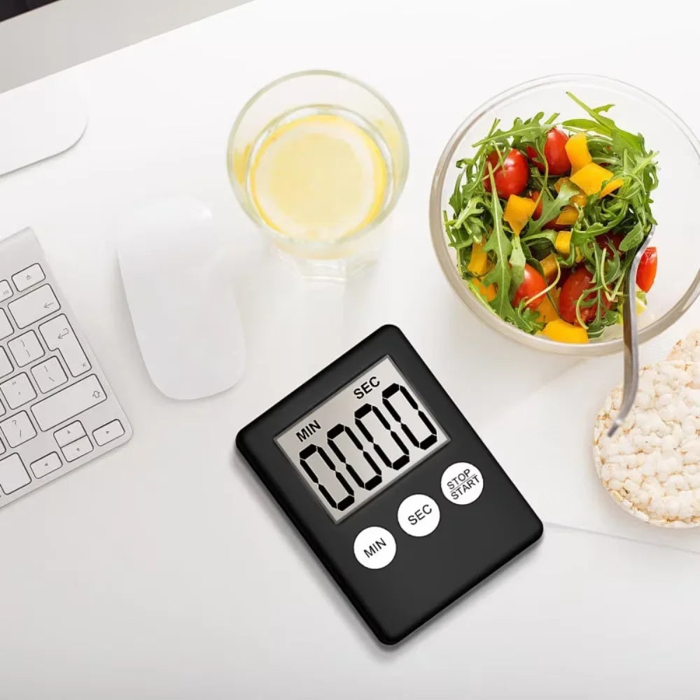 Super Mini LCD Digital Display Kitchen Timer Kitchen Countdown Alarm Magnet Clock Sleep Stopwatch Clock Timer
