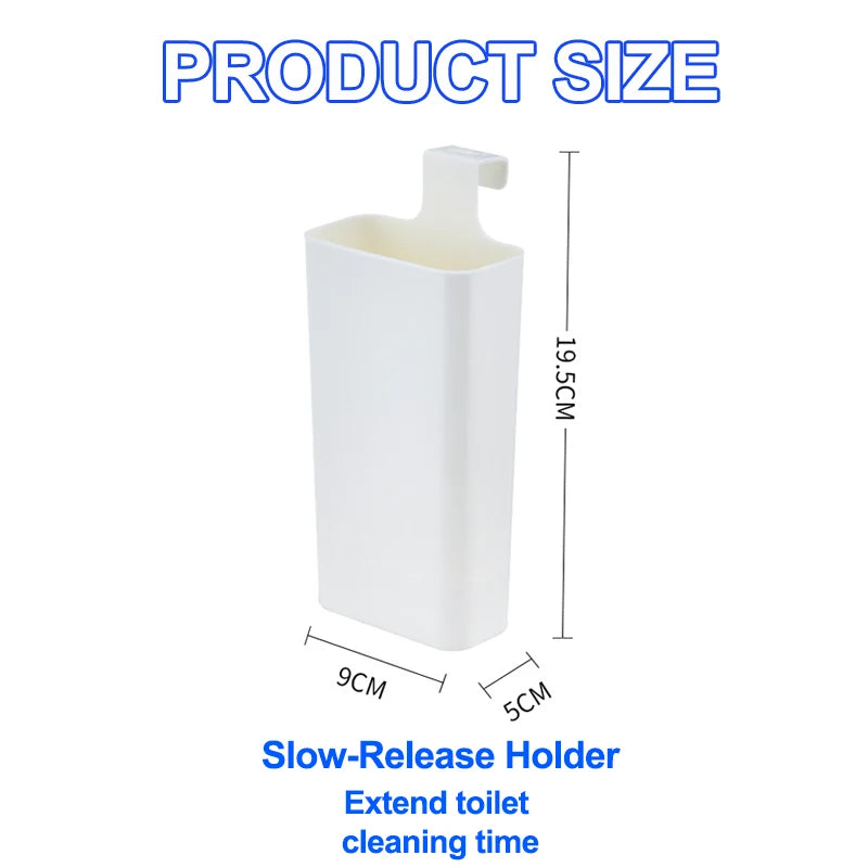 Toilet Solid Dispenser-Tank Replacement Part,Toilet Bowl Cleaner Buffer Box,Hanging Slow-Release Dispenser,Extends Cleaning Time