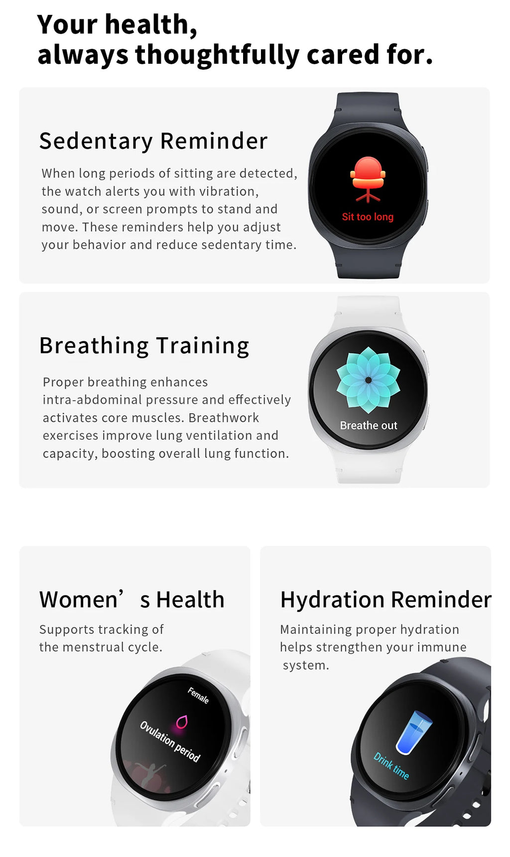 2026 New classic 8 Women SmartWatch GPS Track Sport Heart Rate Bluetooth Call IP68 Waterproof Men Smart watch For Android IOS