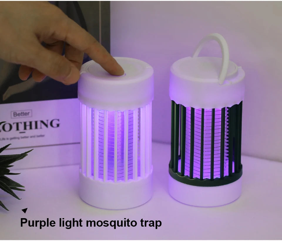 Electric Mosquito Killer Lamp UV Light Bug Zapper Trap USB 5V Summer Fly Swatter Insect Killer Light ﻿Camping