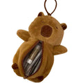Fabric Capybara Pen Case Multifunctional Pencil Bag Creative Gift for School Office