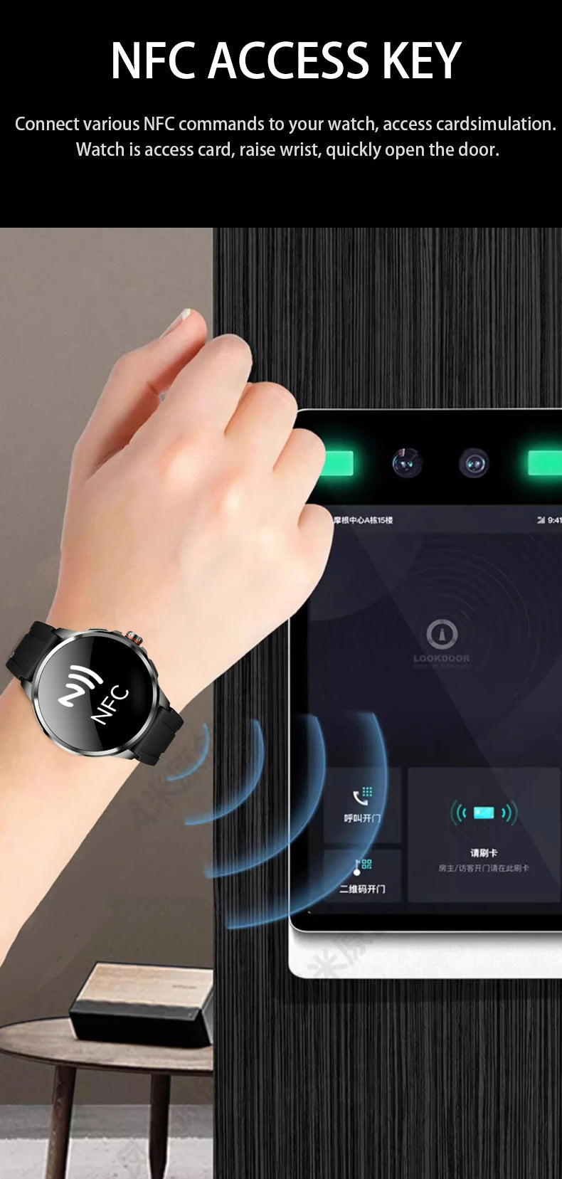 Original H99 Smart Watch Android Watches 1.95inch Amoled Screen Men's Smartwatch With 190° Rotary Camera GPS WIFI Sim Card Slot