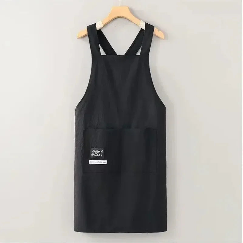 Multi-Purpose Unisex Breathable Waterproof Kitchen Apron Adjustable Strap Oil Resistant Bib for Cooking Cleaning Restaurant Work