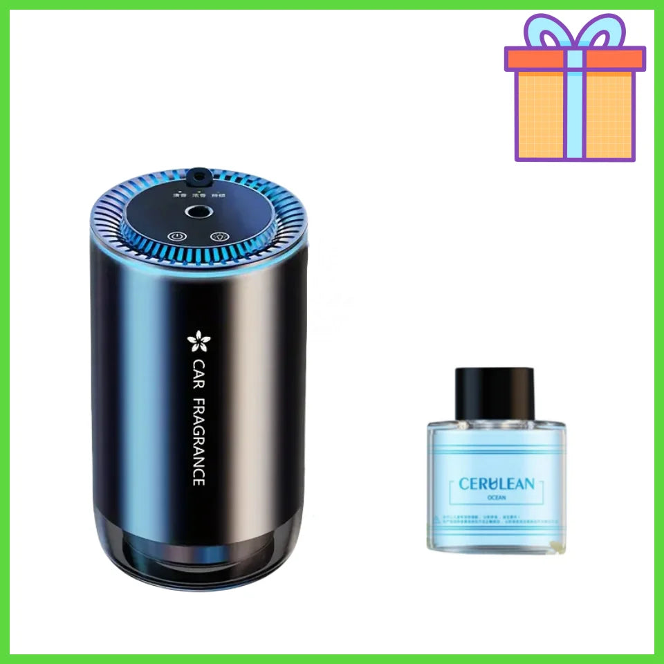 Smart car diffuser, car air freshener, car fragrance, car diffuser, car perfume, nano-level atomization brings a brand new scent experience, intelligent sensing automatic start and stop, the best gift for family and friends,