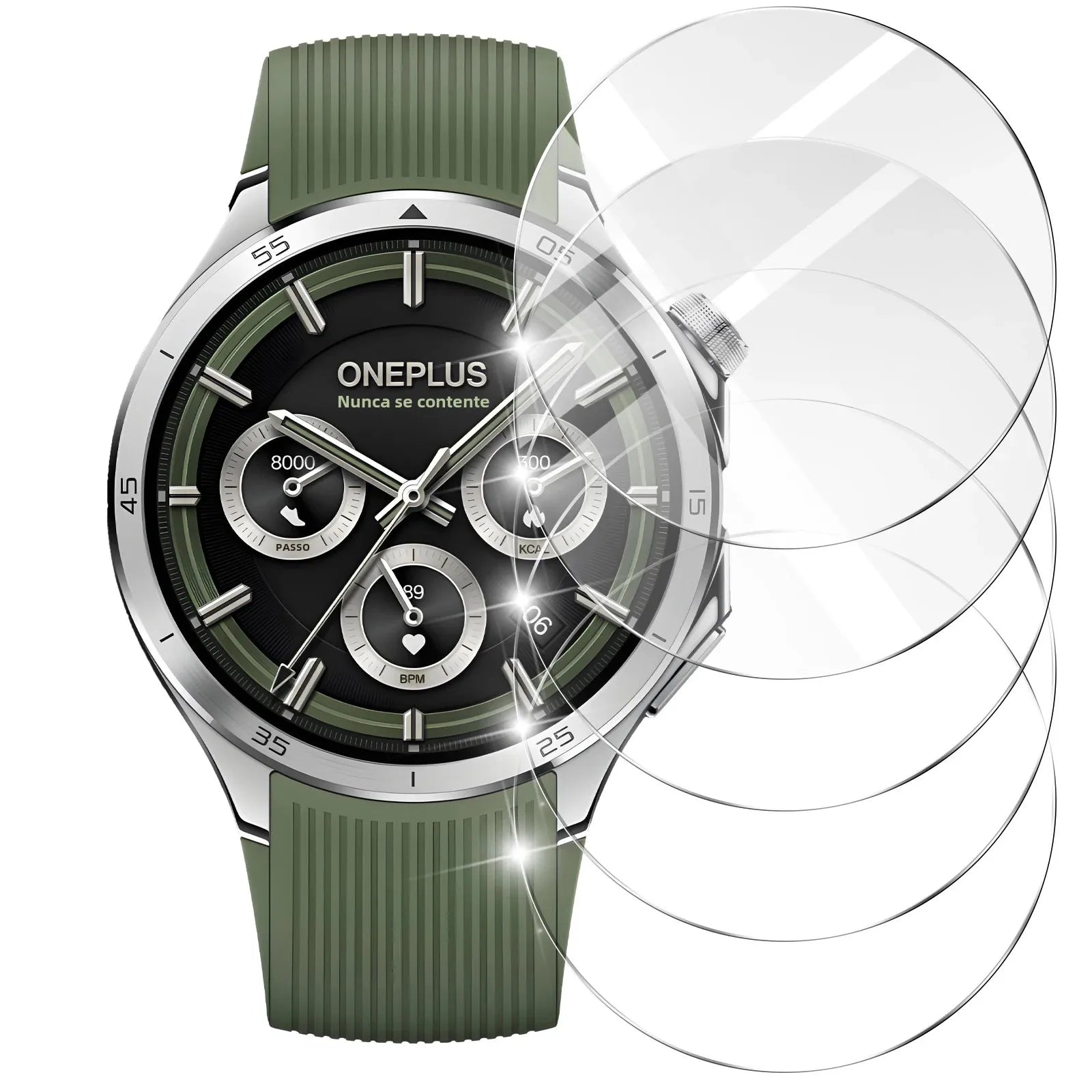 2.5D Screen Protector for OnePlus Watch 3 Tempered Glass Anti-Scratch Protection Glass Film Ultra-HD Protector Accessories