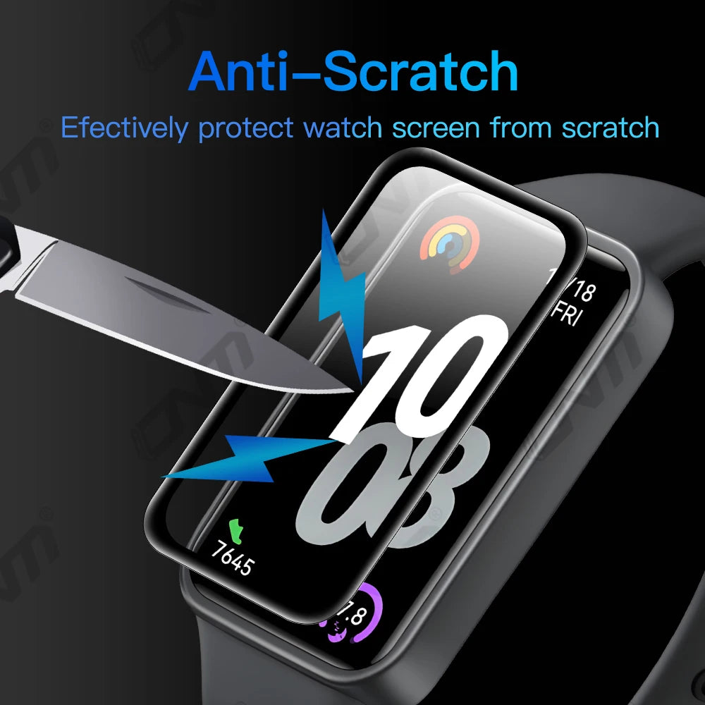 Screen Protector for Huawei Band 10 HD Anti-scratch Full Coverage Protective Film Screen Protector Accessories (Not Glass)