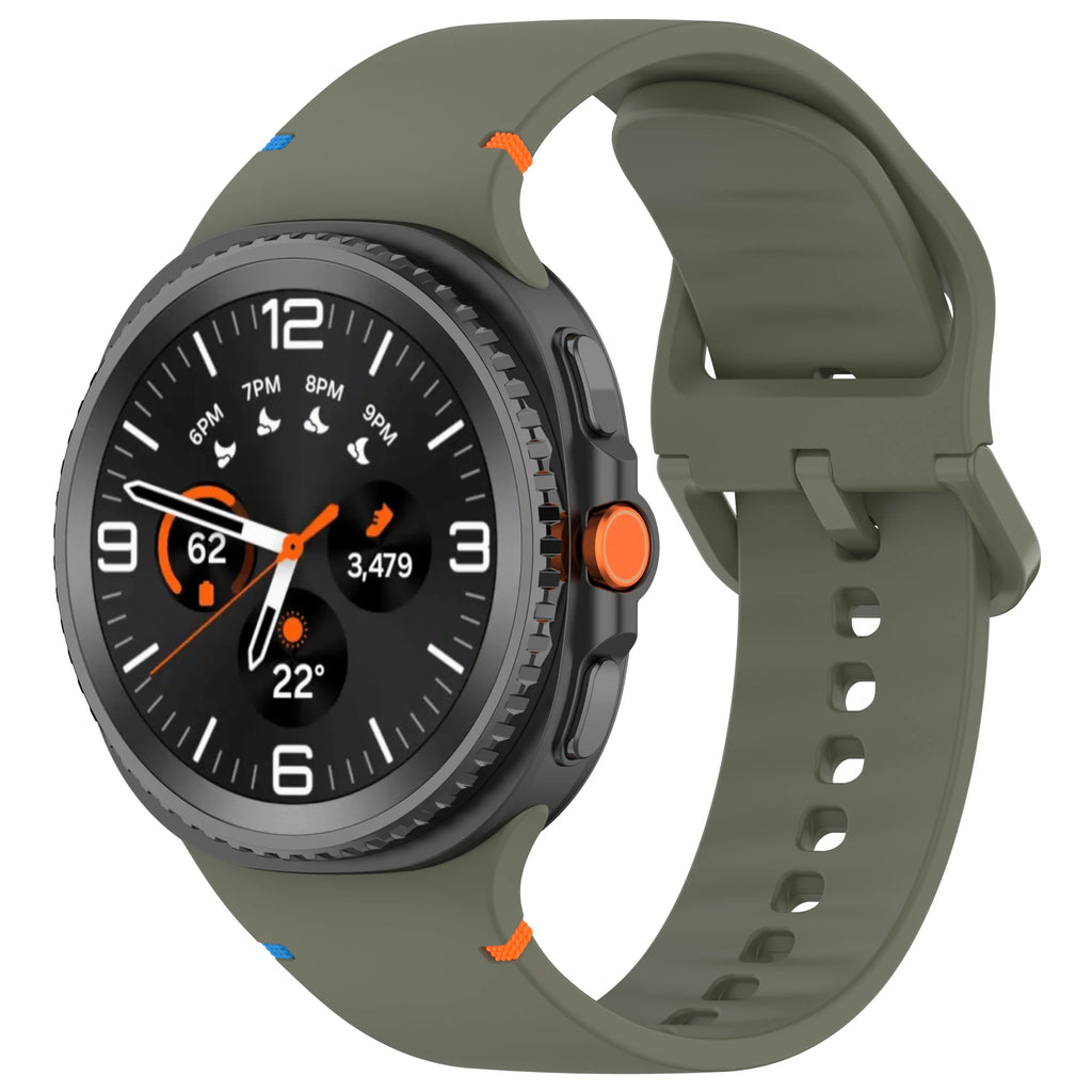 Original Silicone band for Samsung Galaxy Watch 8 40mm 44mm Strap for Samsung Galaxy Watch Classic 8 46mm Bracelet