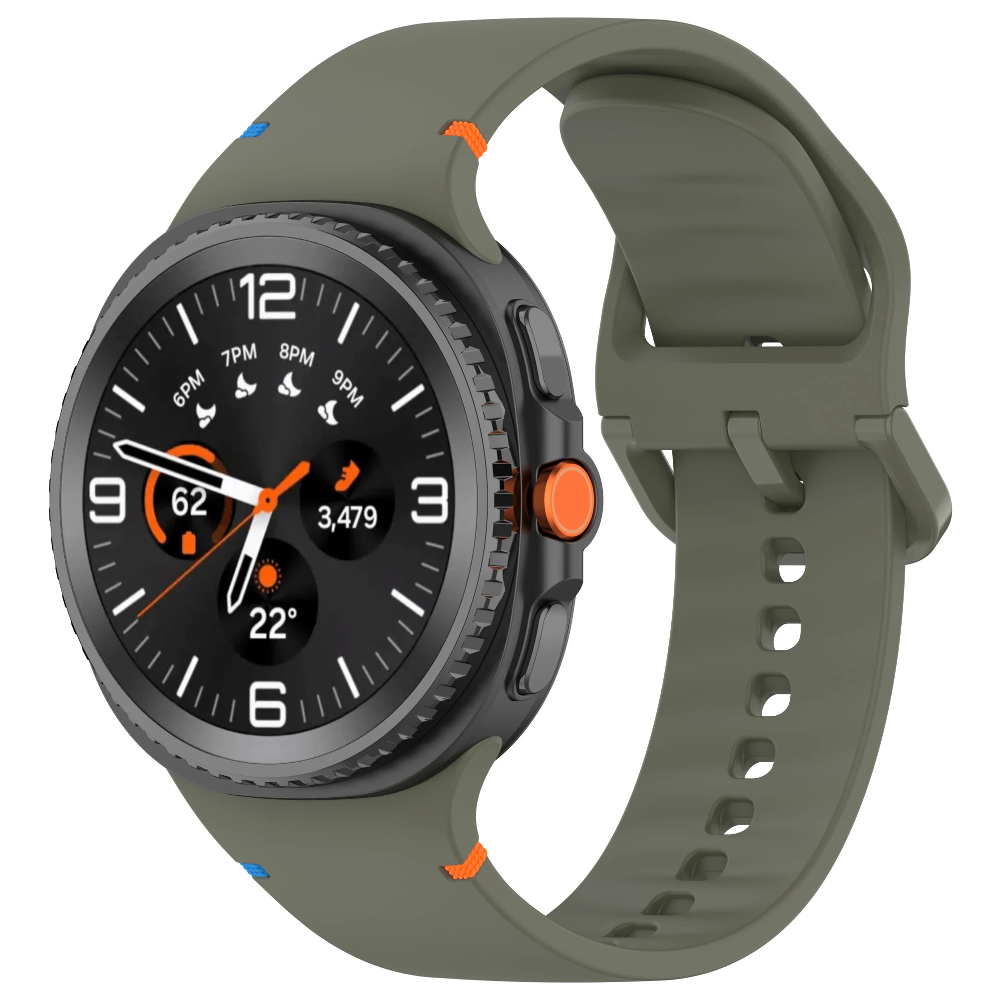 Original Silicone band for Samsung Galaxy Watch 8 40mm 44mm Strap for Samsung Galaxy Watch Classic 8 46mm Bracelet