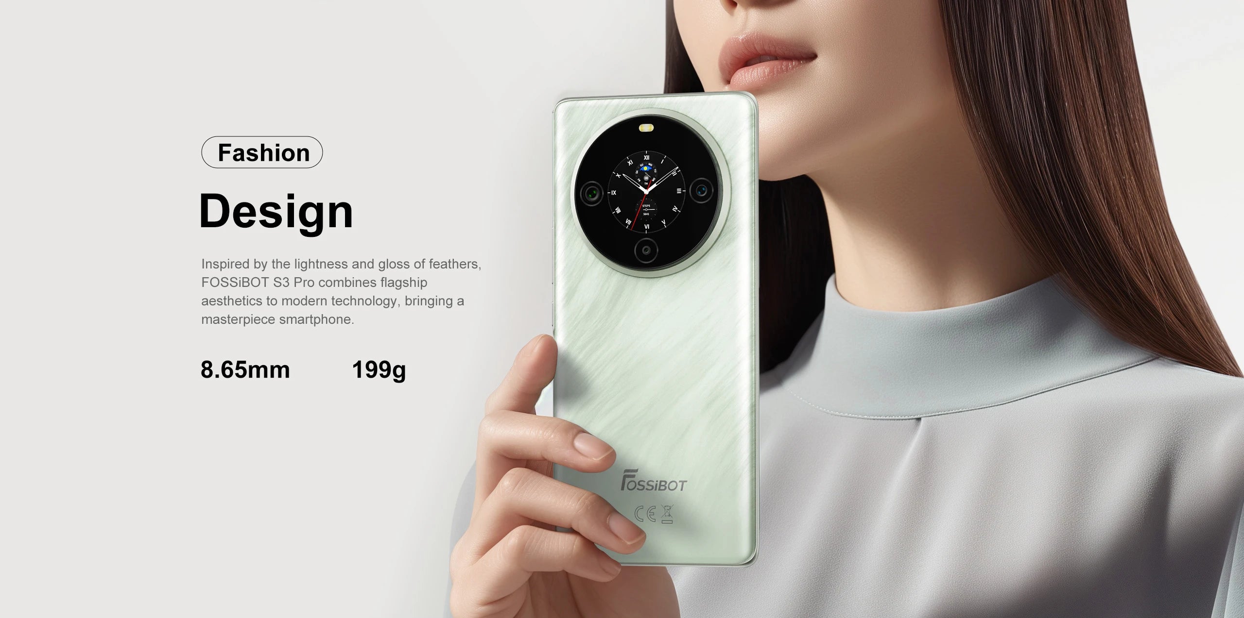 [World Premiere] FOSSiBOT S3 PRO Smartphone 6.67" AMOLED Display Android 14 Up to 20+128GB Mobile 8+64MP CAM NFC Cell Phone
