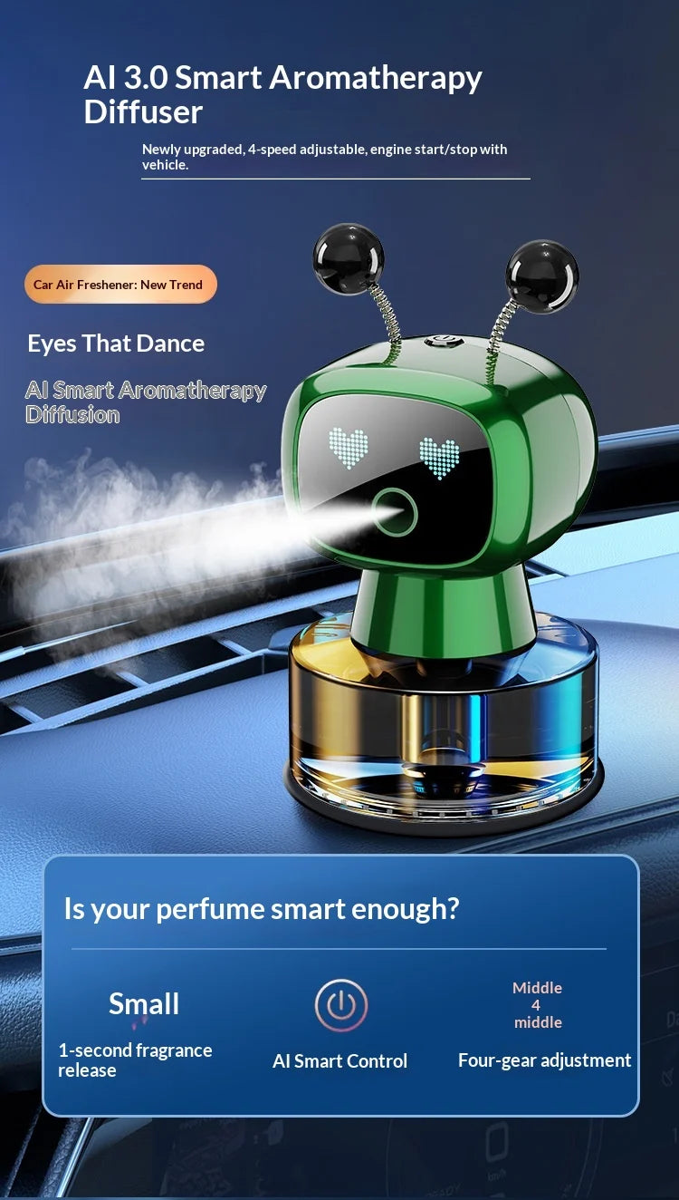 intelligent  aromatherapy robot perfume purification air humidifier automatic fragrance