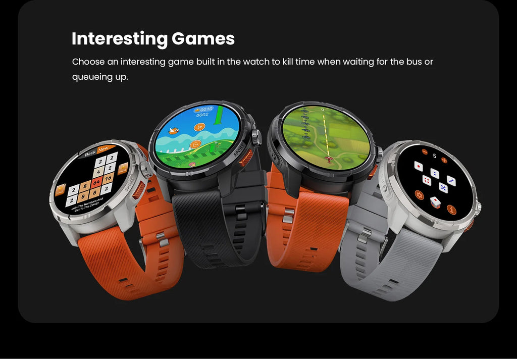HAYLOU Solar Ultra GPS Smart Watch 1.6” AMOLED Display 60Hz Refresh Rate Bluetooth Calls 5ATM Water Resistance Sports Smartwatc