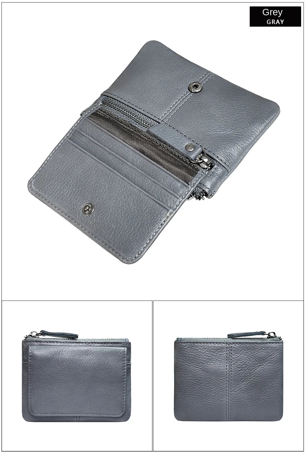 New Cow Leather Women's And Men's Card Bag Coin Purse Slim Credit Card Holder Wallet For Men and Women ID Card Pocket
