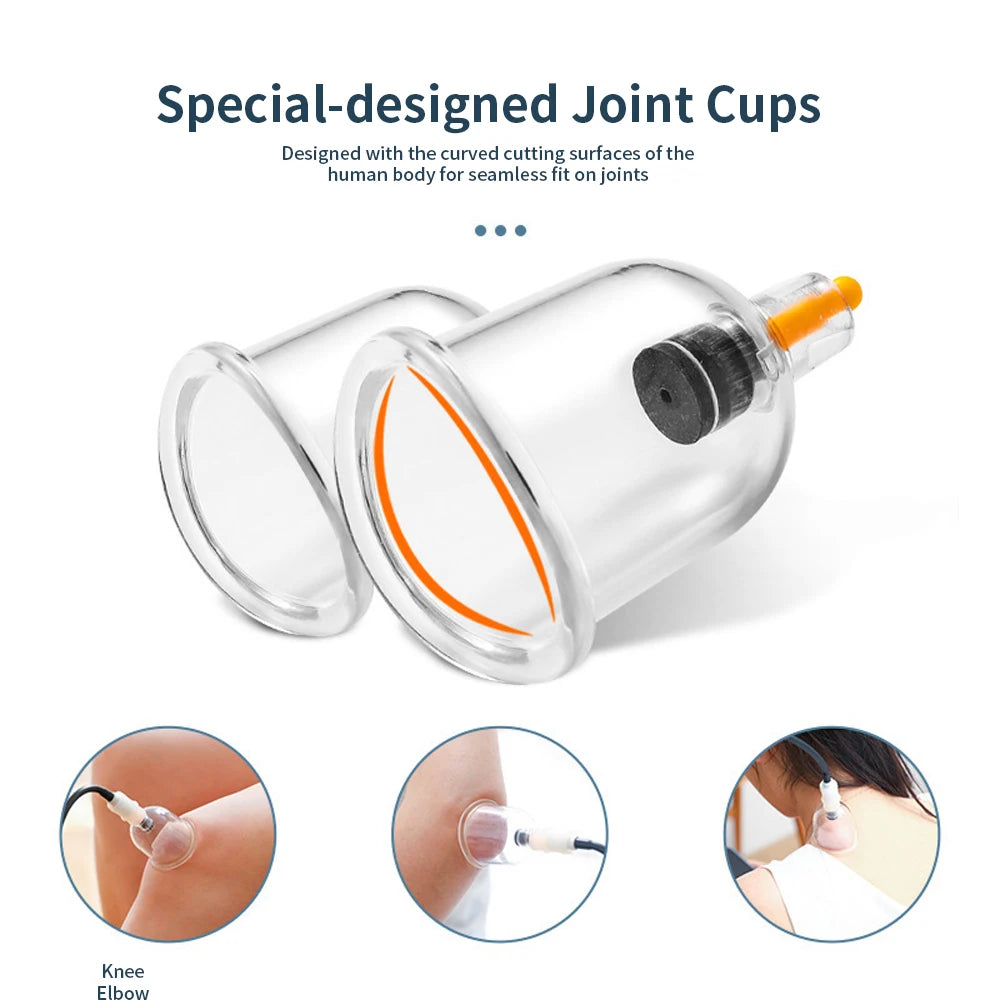 12Pcs Massage Vacuum Cupping Therapy Set Physiotherapy Healthy Self-Help Whole Body Applicable Appliances Massage Tool Tube Jars