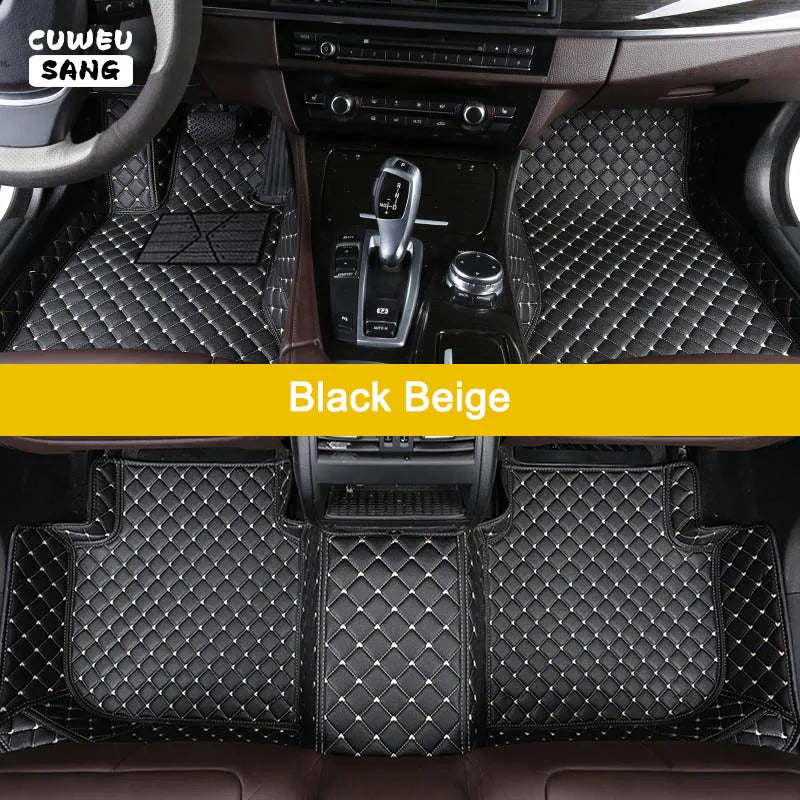 CUWEUSANG Custom Car Floor Mats For Landrover Range Rover Auto Carpets Foot Coche Accessorie