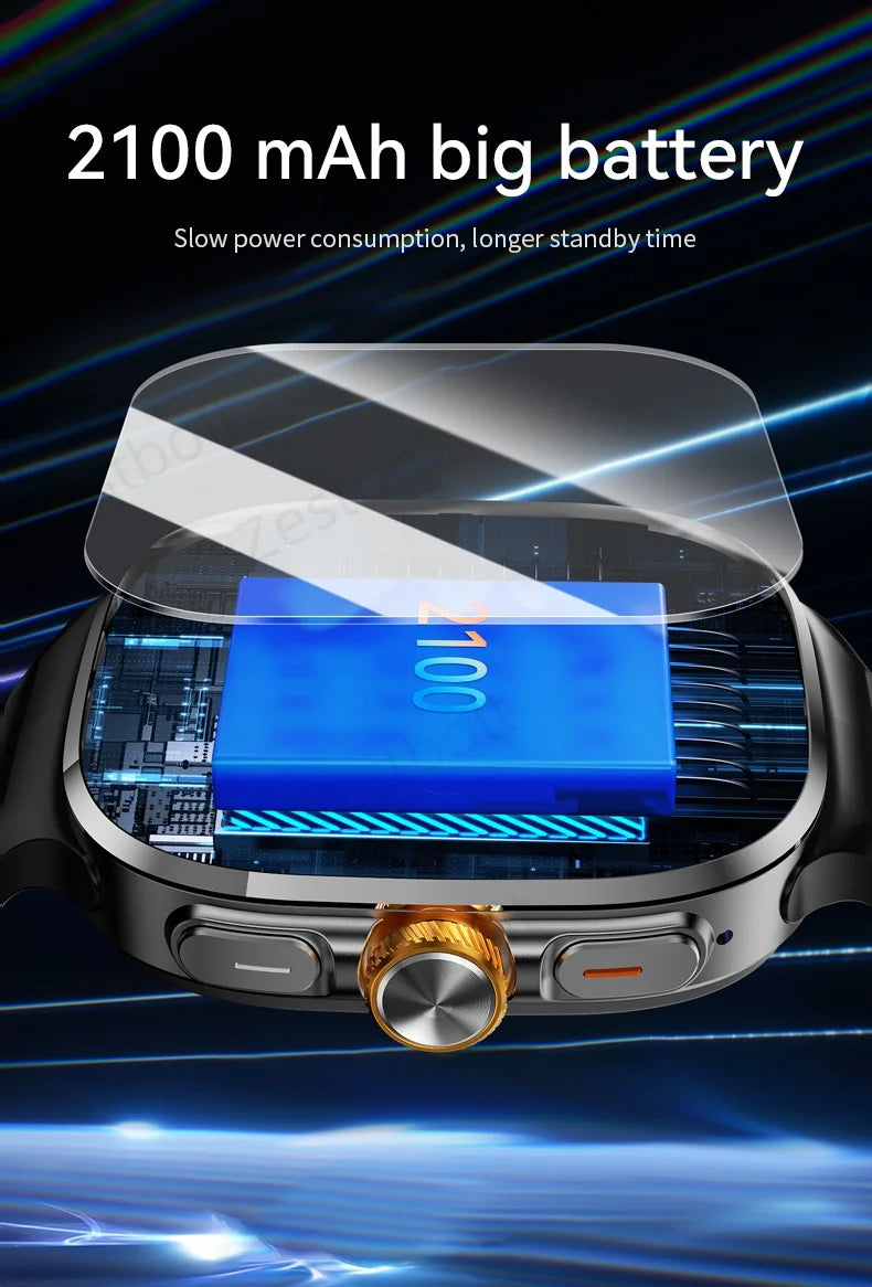 M99 4G 5G Cellular Version Smartwatch 2.4inch Amoled Larger Screen Android 10 Smart Watch With Rotary Camera Sim Card Slot WIFI