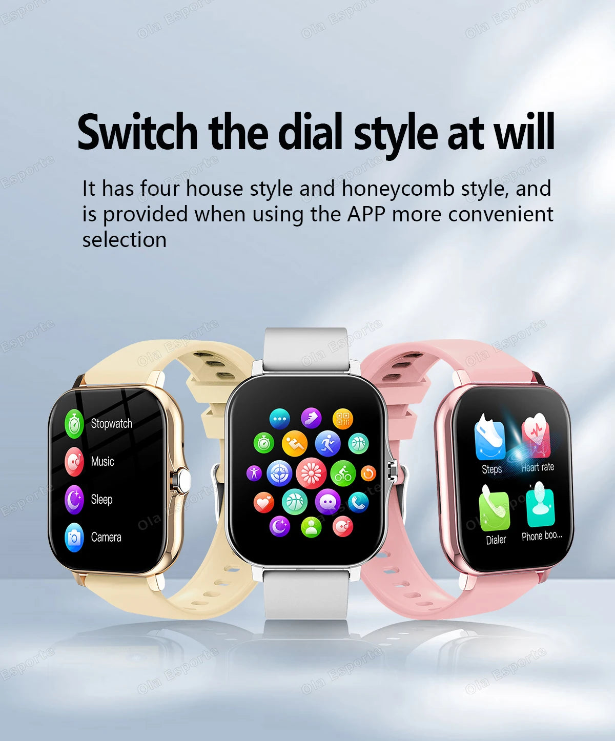 20226 New 1.83-inch Smartwatch Call Notifications Sleep Monitoring Activity Tracking Smart Watch Compatible with Android and iOS