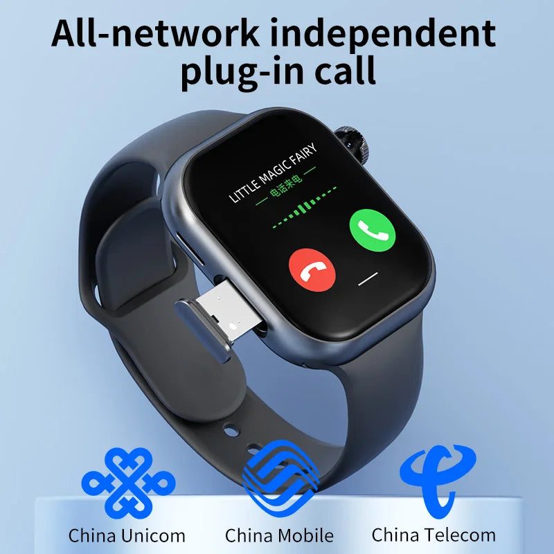 Goldenspike VP19 Smart Watch 2.29inch Amoled Smartwatch Android 9.0 Sim Card With 800W HD Rotary Camera GPS WIFI APP Store 256GB