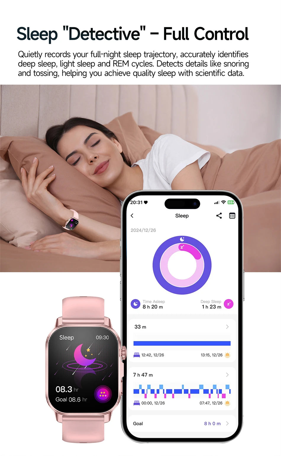 2026 New Model Uric Acid & Lipid Health Analysis Smart Watch Men ECG+PPG Bluetooth Call 2.01-inch Flashlight Smartwatch Women