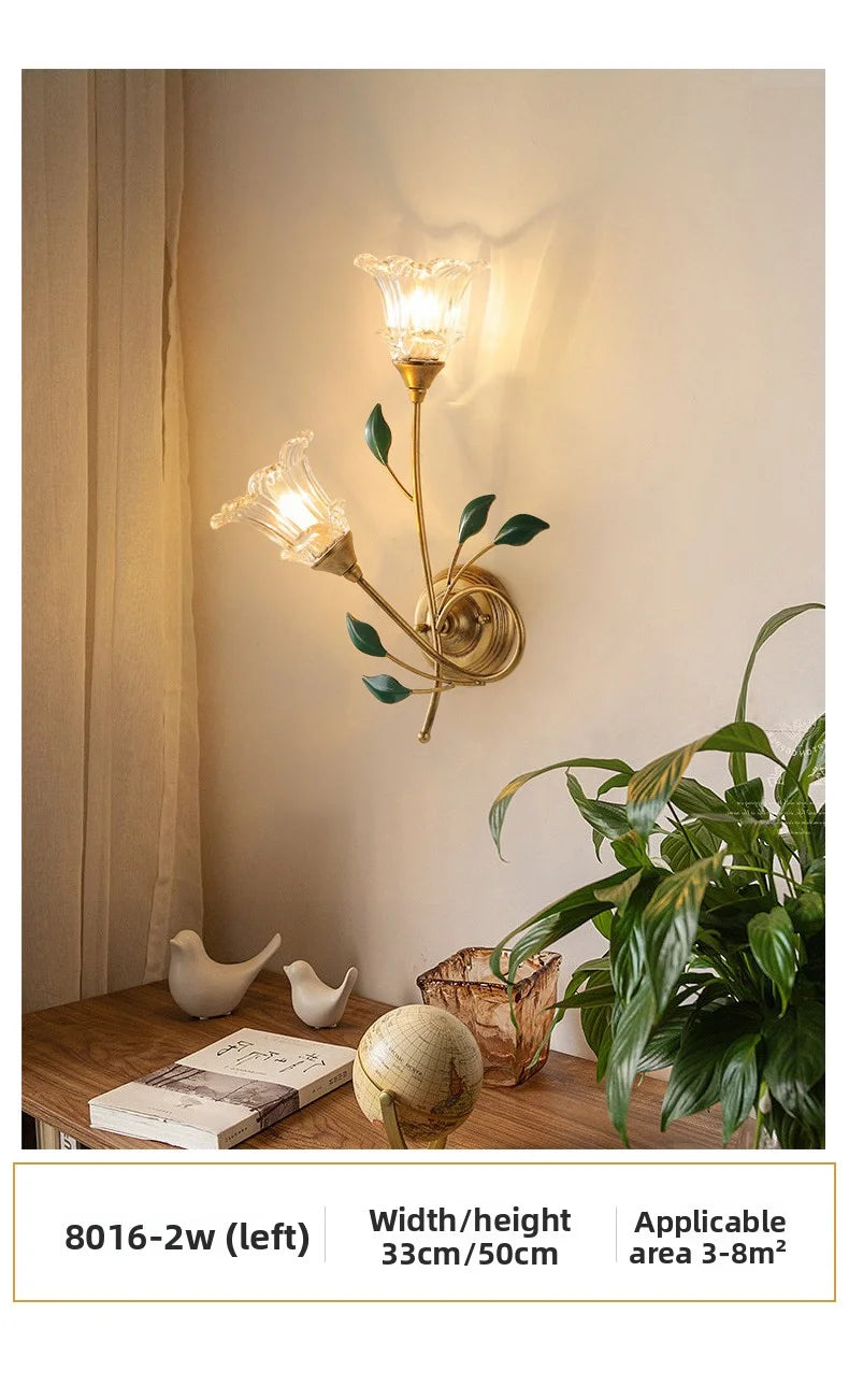 Bedroom Bedside Wall Lamp Nordic Minimalist Luxury Creative - Living Room TV Background Wall Lamp Staircase Retro Art Wall Lamp