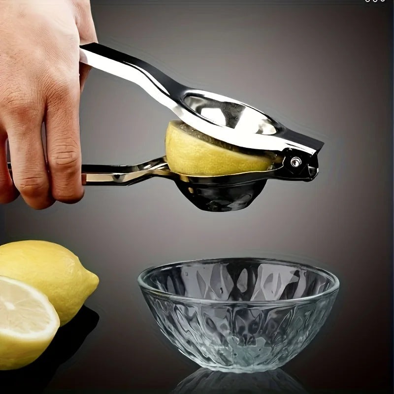 1pc Stainless Steel Lemon Juicer - Manual Efficient Juice Press, Easy to Use, for Home & Commercial Use, Fits Various Fruits