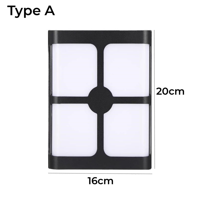 12W/18W LED Outdoor Wall Lamp Plastic/Aluminum Front Door Waterproof IP65 Sconce Garden Patio Terrace Home Wall Lighting Fixture
