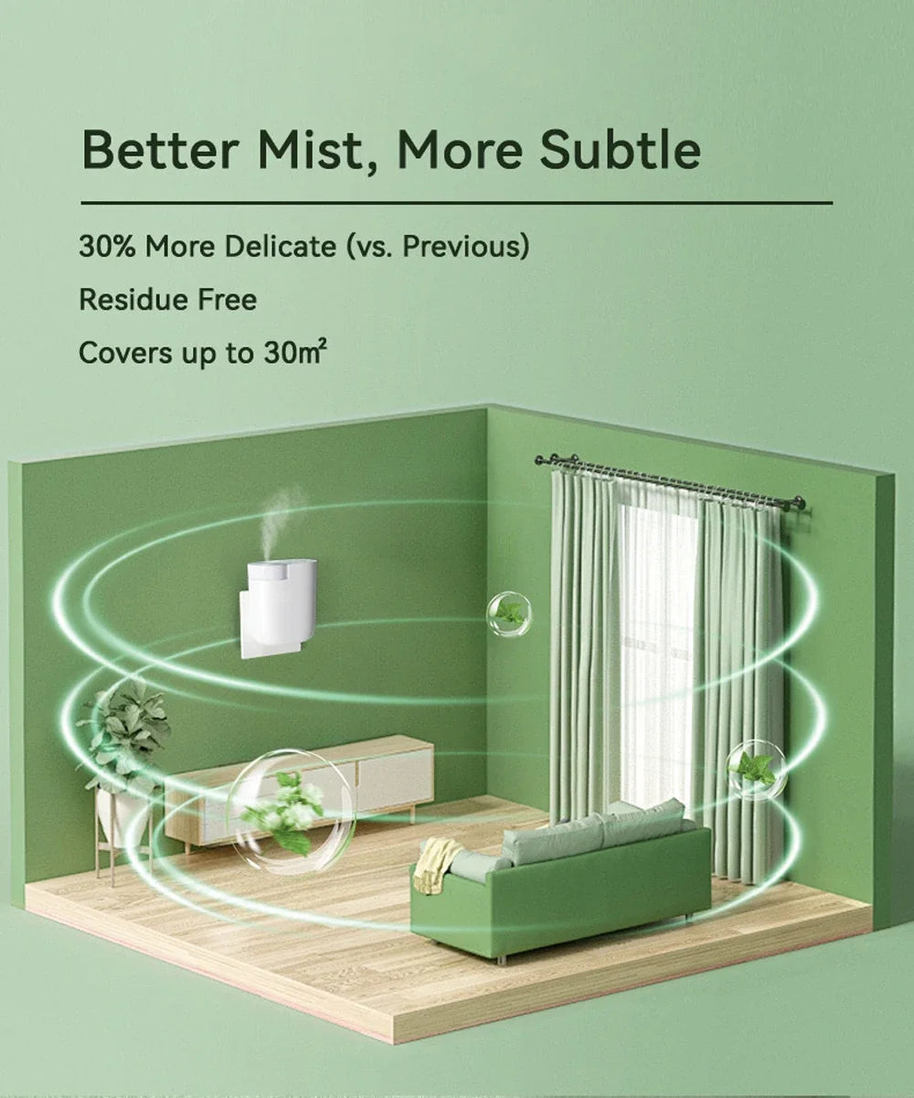 Plug in Wall Waterless Diffuser Room Fragrance Diffuser for Home Hotel Toilet Bathroom Wireless Portable Aromatherapy Diffuser