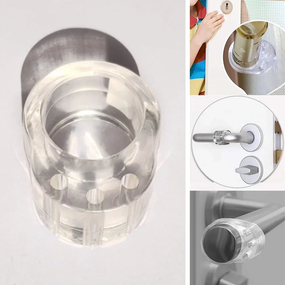 Stop Floor Door Stops Buffer No Drill Door Stopper Home Improvement Furniture Wall Safety Hardware Transparent Supplies Silicone